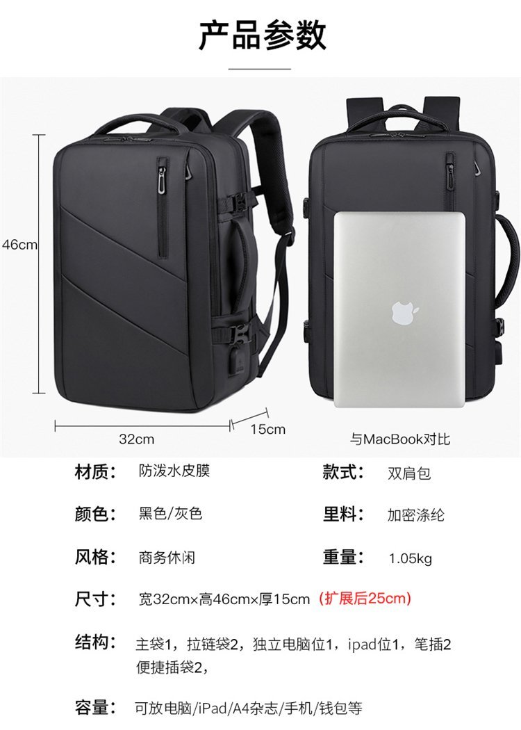 Mochila de viaje al por mayor para compradores mayoristas a granel — 6