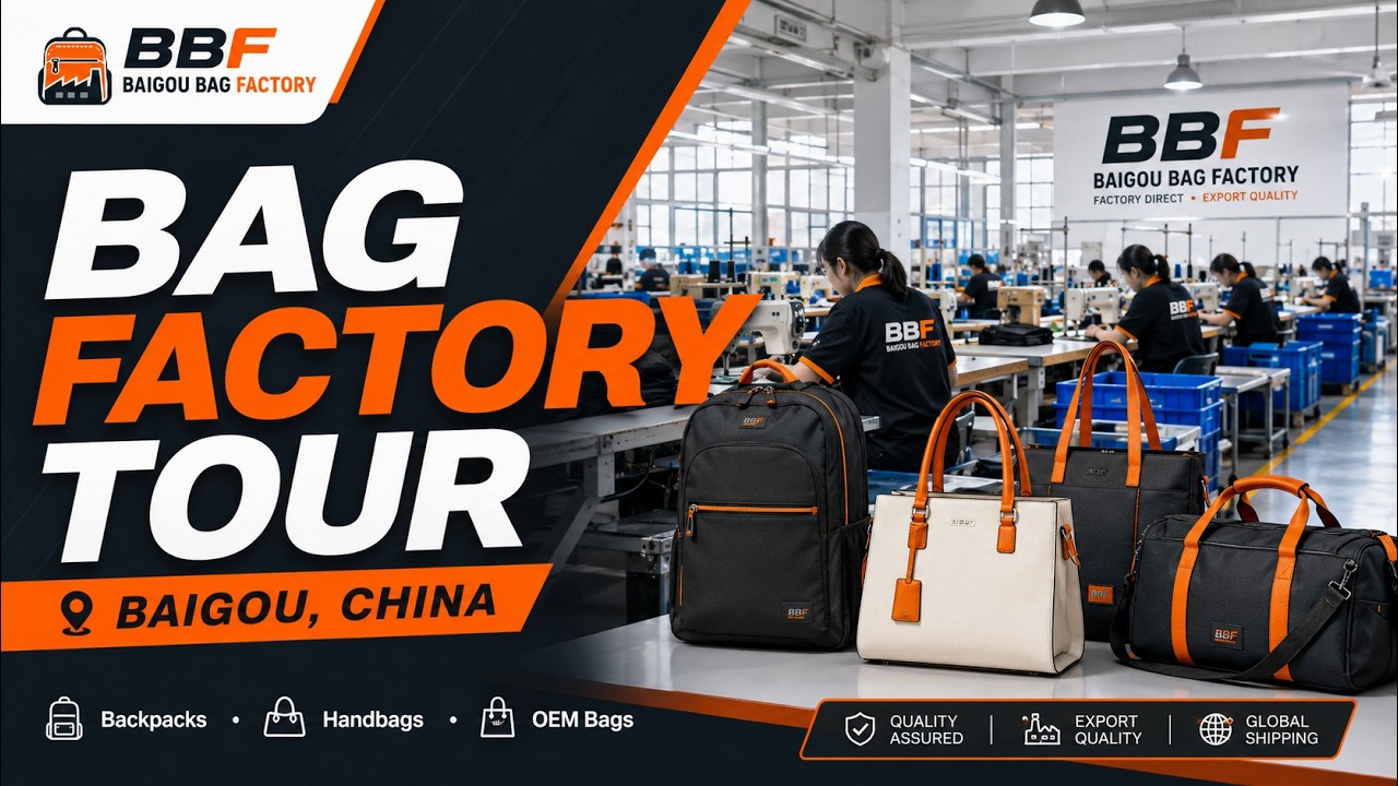 Baigou Bag Factory tour video