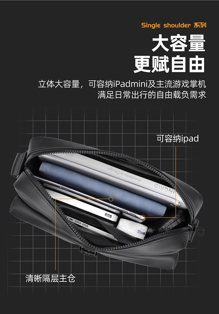 Private Label Mens Crossbody Bag for Custom Bag Projects — 9