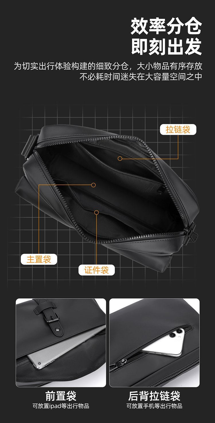 Private Label Mens Crossbody Bag for Custom Bag Projects — 11