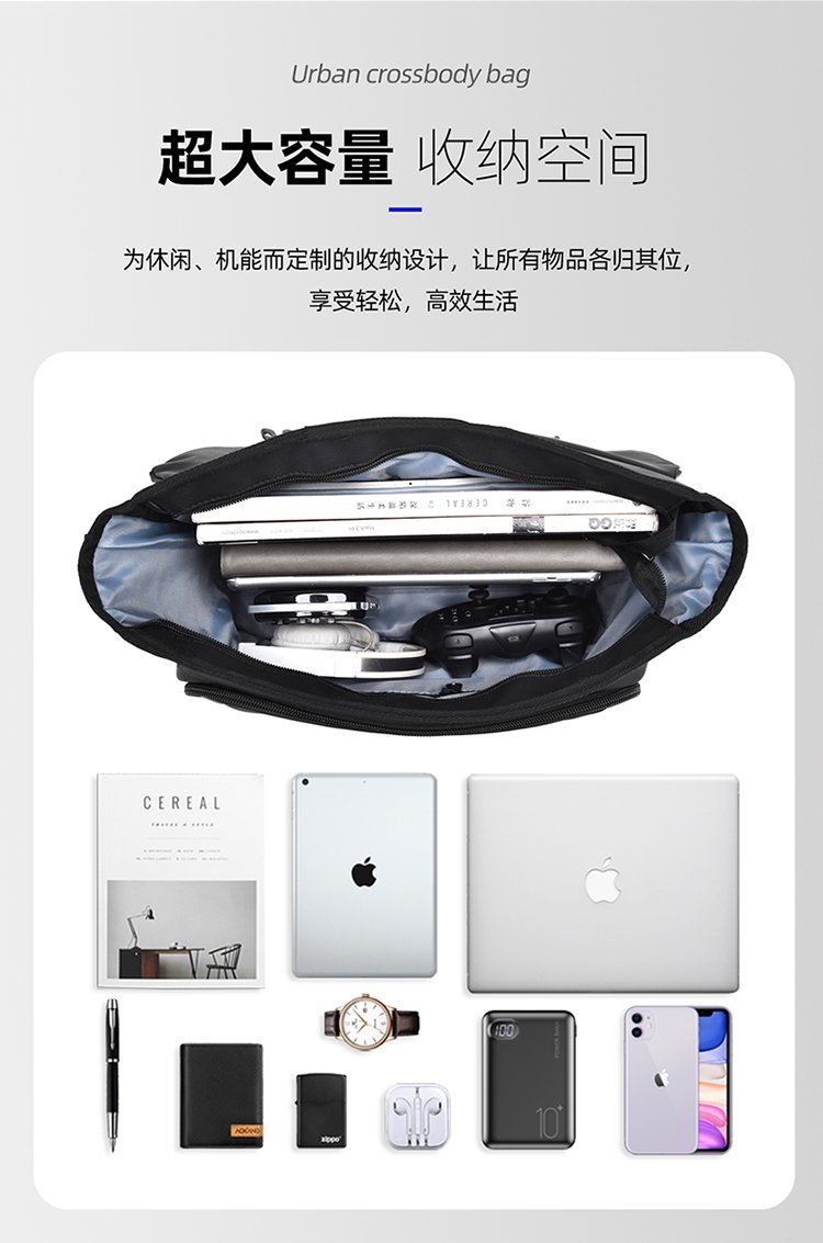 Private Label Mens Messenger Bag for Boutique Supply — 8