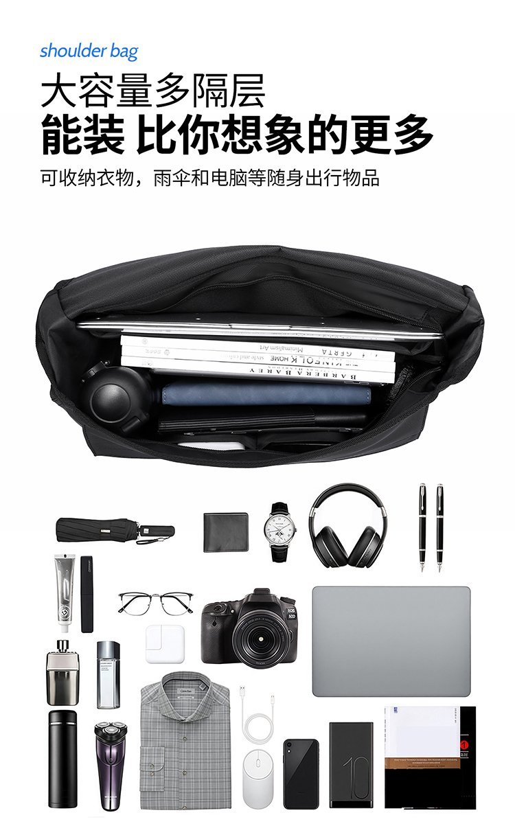 Factory Direct Mens Messenger Bag for Wholesale Supply — 8