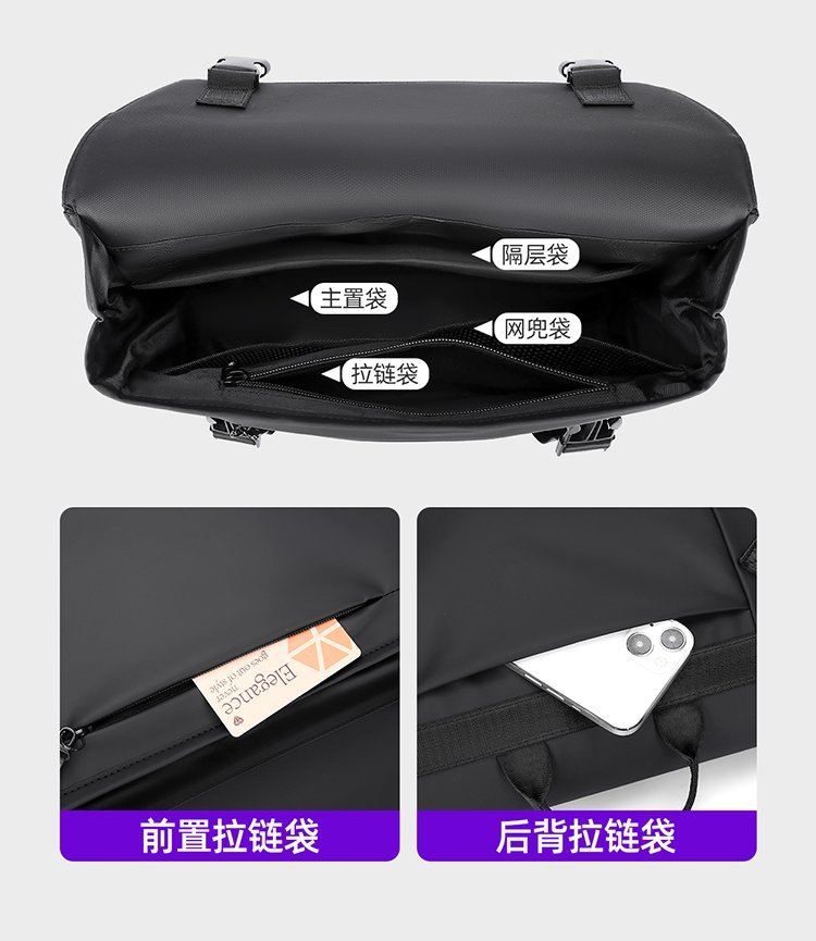 Factory Direct Mens Messenger Bag for Retail Sourcing — 8