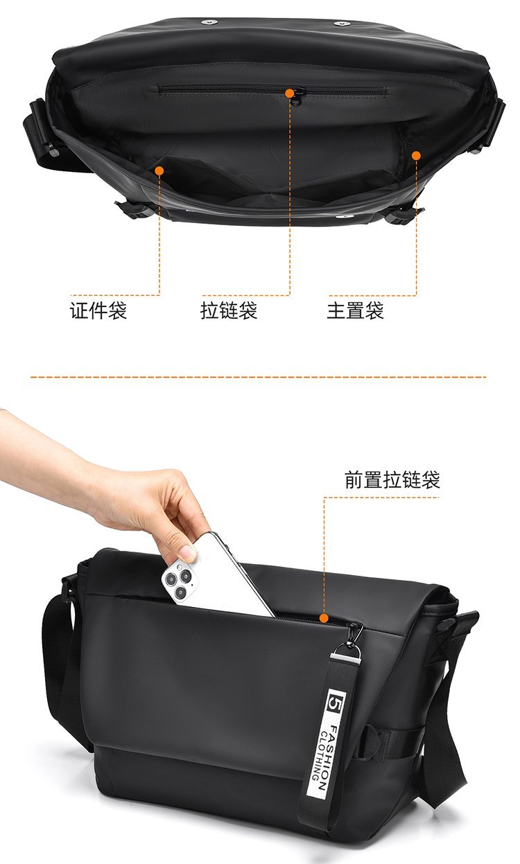 Custom Mens Messenger Bag for Bulk Wholesale Buyers — 13
