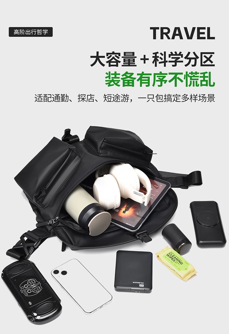 Private Label Mens Crossbody Bag for Bulk Wholesale Buyers — 8