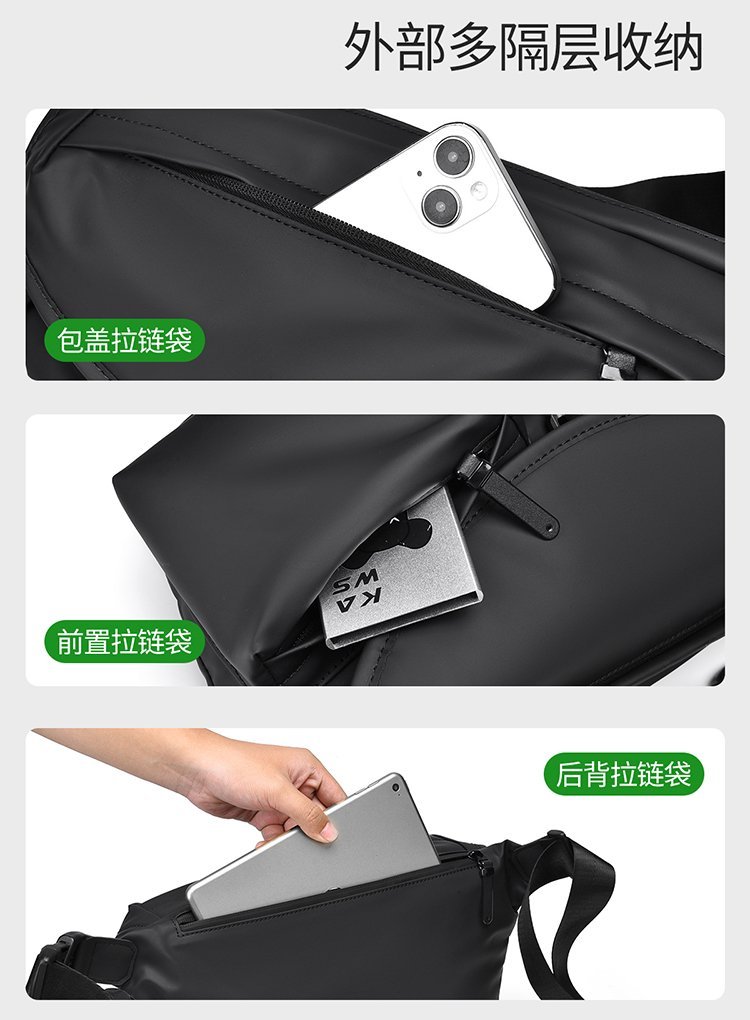 Private Label Mens Crossbody Bag for Bulk Wholesale Buyers — 9