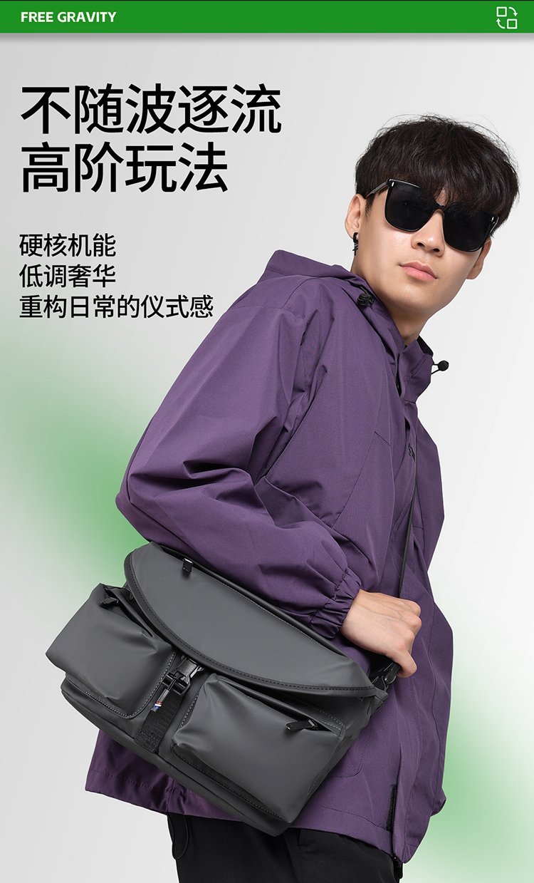 Private Label Mens Crossbody Bag for Bulk Wholesale Buyers — 13