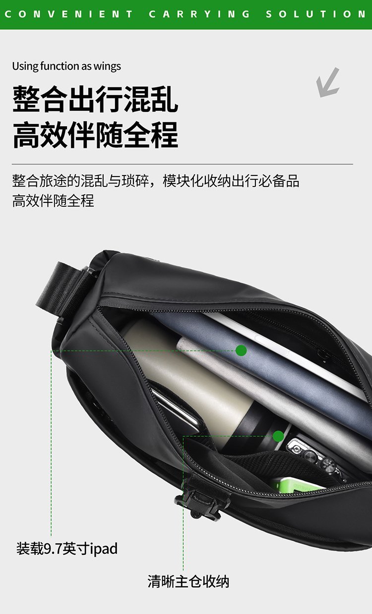 Private Label Mens Messenger Bag for Bulk Wholesale Buyers — 8