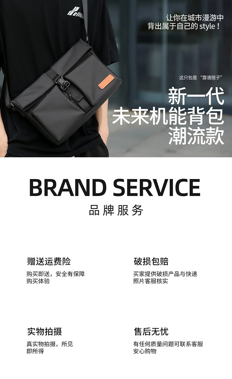Custom Mens Messenger Bag for Boutique Supply — 3