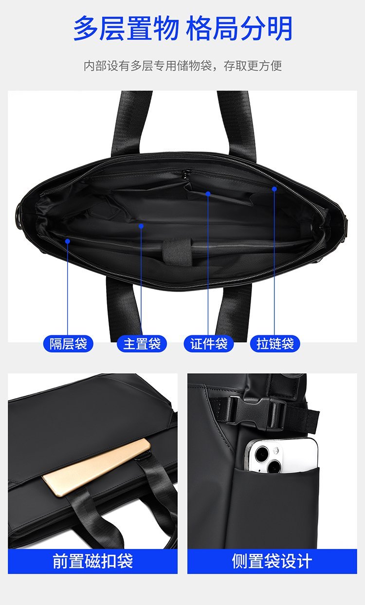 Custom Laptop Briefcase Bag for Bulk Wholesale Buyers – JIUYI-5660 — 8