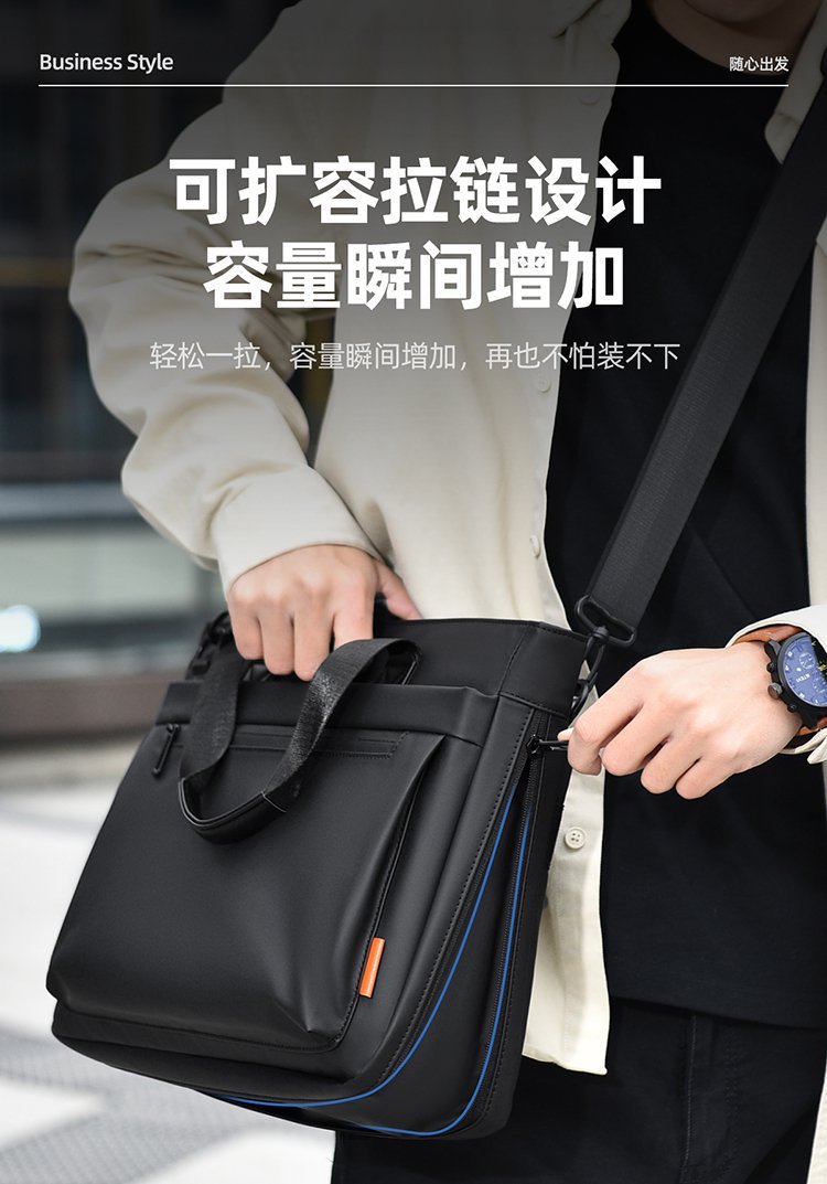 Custom Laptop Briefcase Bag for Business and Daily Use — 12