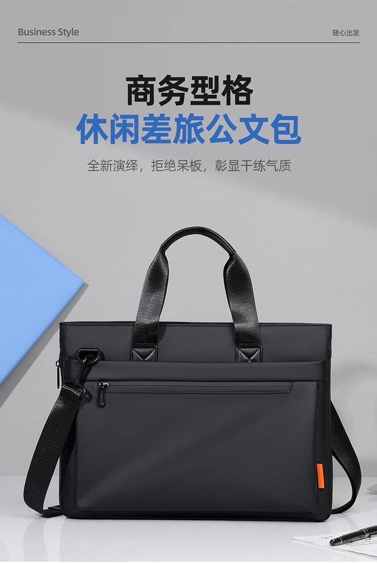 Custom Laptop Briefcase Bag for Business and Daily Use — 34