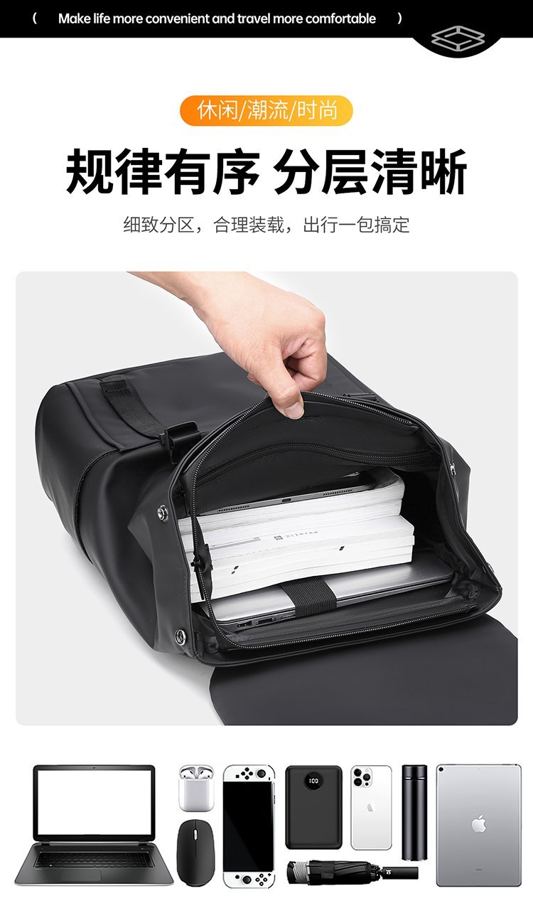 Custom Travel Backpack for Travel and Outdoor Use — 11