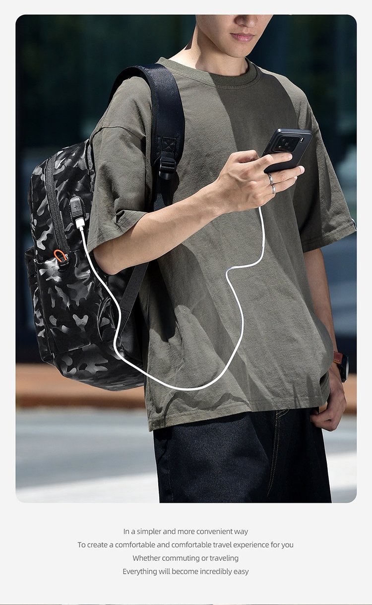 Bulk Supply Casual Backpack for Travel and Outdoor Use — 7