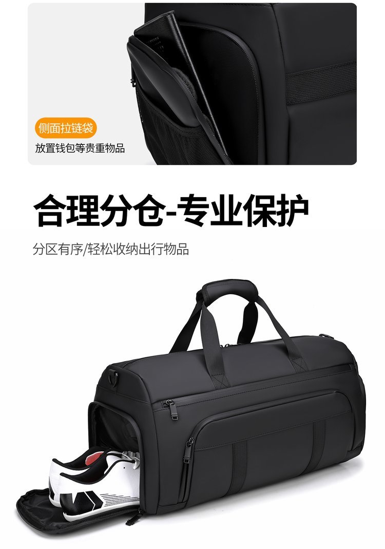 Custom Travel Duffel Bag for Retail Sourcing — 34