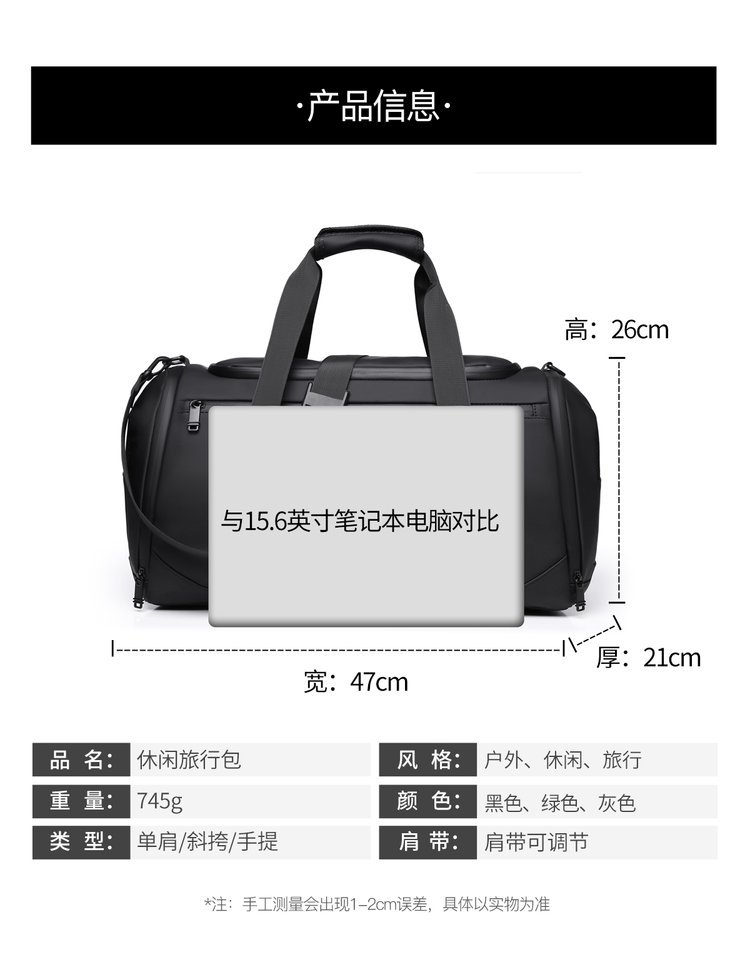 Custom Travel Duffel Bag for Brand and Retail Orders — 1