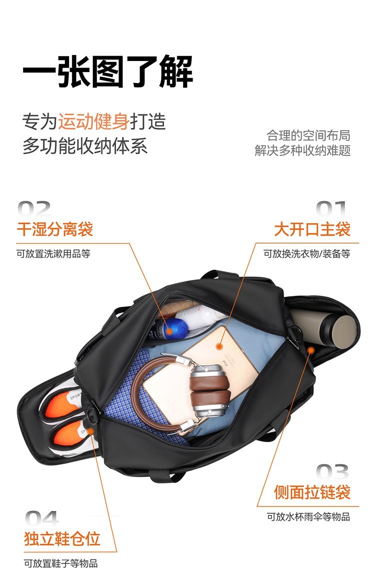 Factory Direct Travel Duffel Bag for Brand Orders – JIUYI-9653 — 5