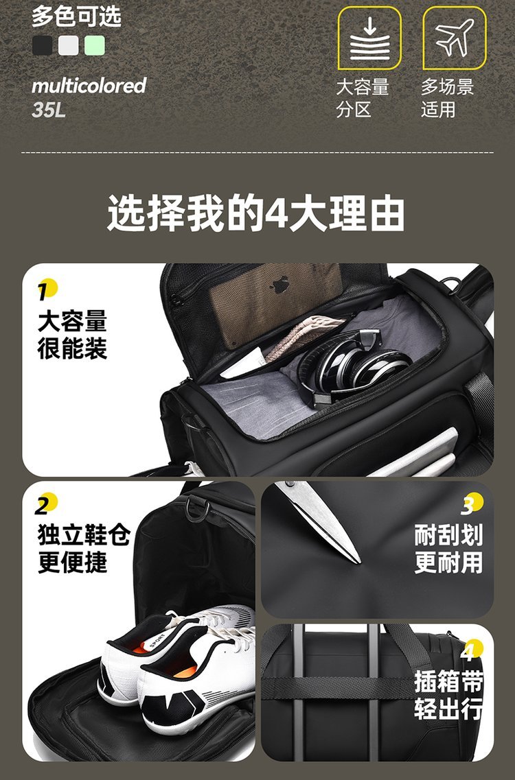 Factory Direct Travel Duffel Bag for Brand Orders – JIUYI-9655 — 31