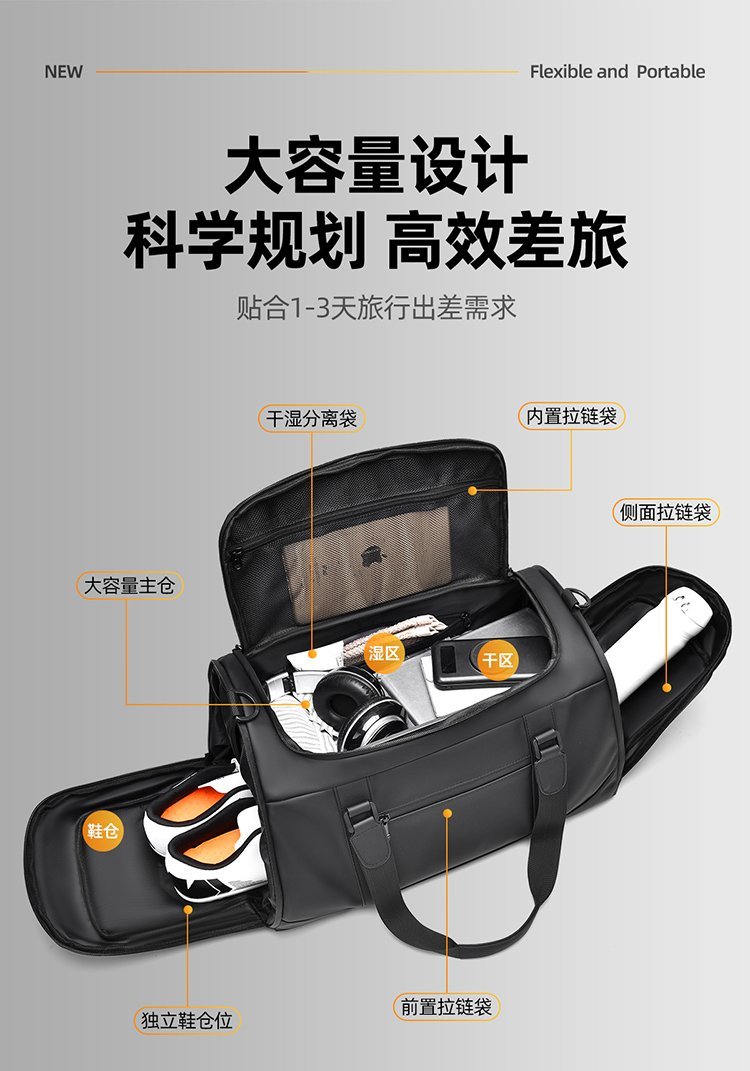 Factory Direct Travel Duffel Bag for Bulk Wholesale Buyers — 9
