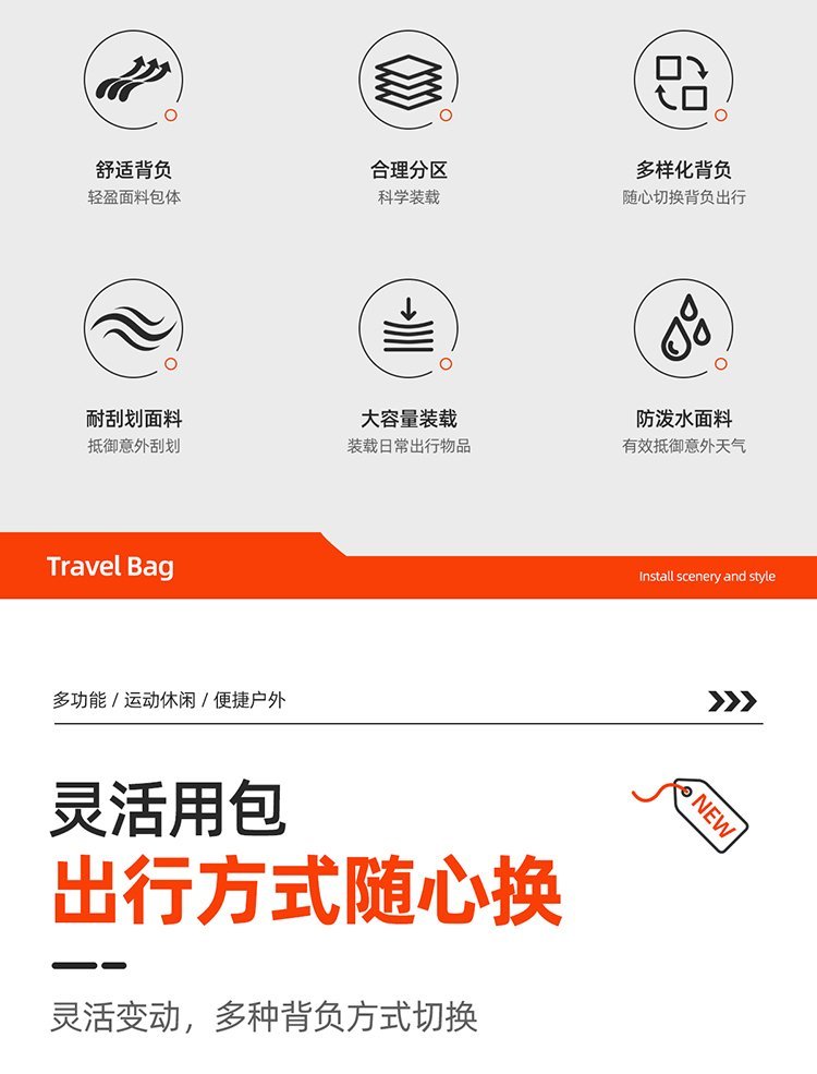 OEM Travel Duffel Bag for Fashion Retailers – JIUYI-9891 — 6