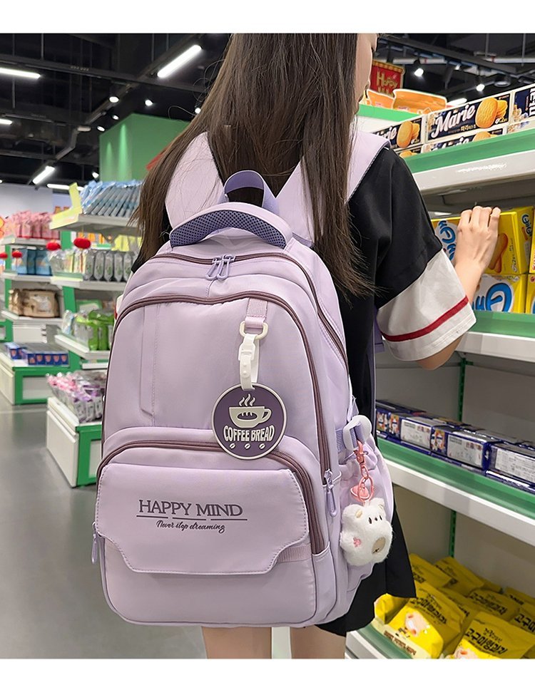 Mochila estudiantil de suministro a granel para pedidos de marca — 8