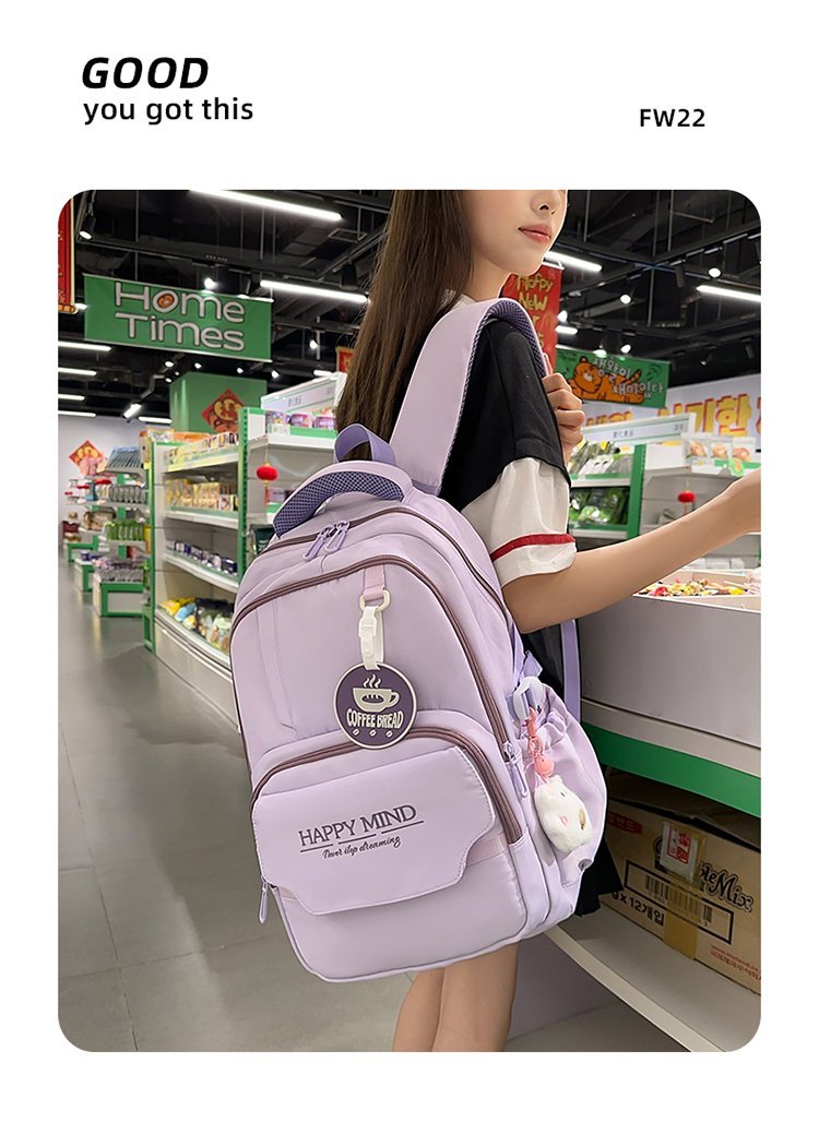 Mochila estudiantil de suministro a granel para pedidos de marca — 12