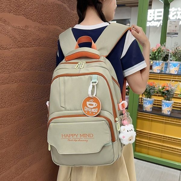 Mochila estudiantil de suministro a granel para pedidos de marca