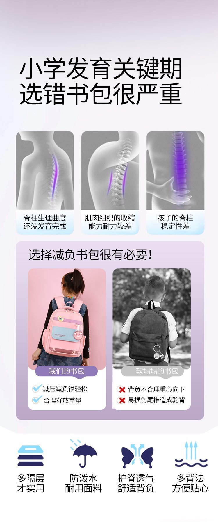 OEM Student Backpack for Private Label Supply — 2