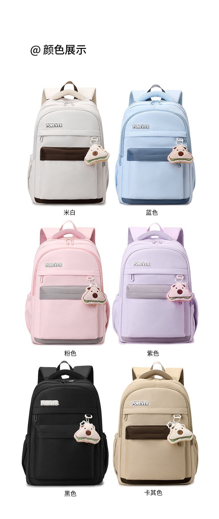 OEM Student Backpack for Travel and Outdoor Use — 15