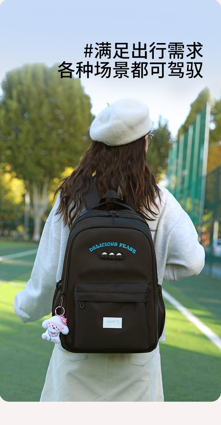Mochila estudiantil de suministro a granel para pedidos de marca — 5