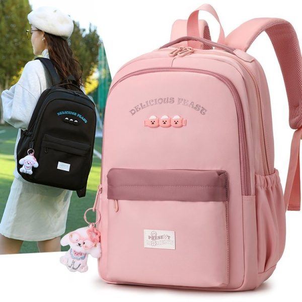 Mochila estudiantil de suministro a granel para pedidos de marca