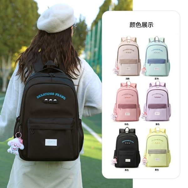 Mochila estudiantil de suministro a granel para pedidos de marca