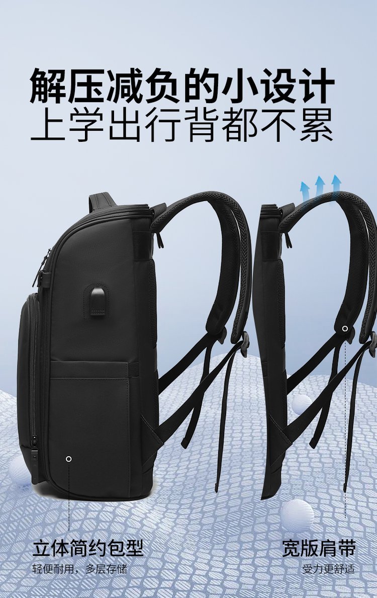 Mochila diaria directa de fábrica para uso escolar y diario — 6